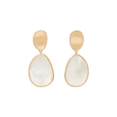Ohrringe, Gelbgold, Marco Bicego Lunaria Ohrringe Mother Of Pearl