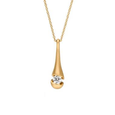 Halsschmuck, Gelbgold, Schaffrath CALLA Collier