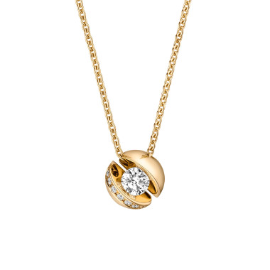 Halsschmuck, Gelbgold, Schaffrath CALLA Collier