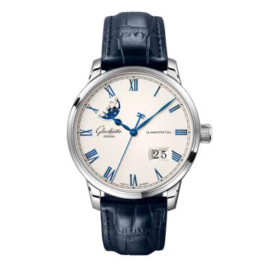 Unisex, Automatik, Glashütte Original Senator Excellence Panoramadatum Mondphase
