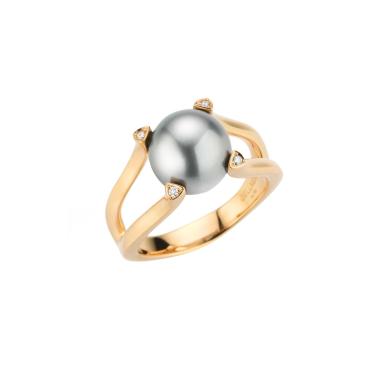 Ringe, Roségold, Gellner WAVE Ring