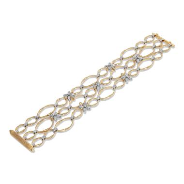Armschmuck, Weißgold, Marco Bicego Marrakech Onde Armband