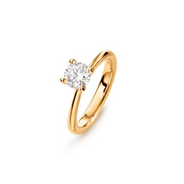 Ringe, Gelbgold, Ole Lynggaard Copenhagen Classic Solitaire Ring