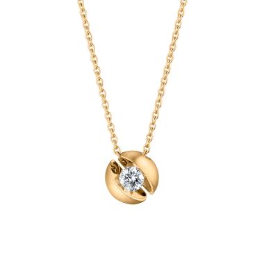 Halsschmuck, Weißgold, Schaffrath CALLA Collier