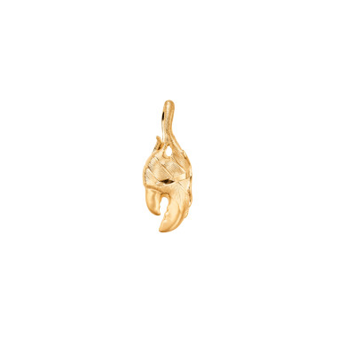 Halsschmuck, Gelbgold, Ole Lynggaard Copenhagen Anhänger Claw Mittelgross