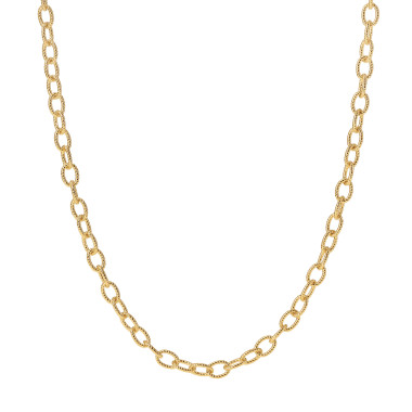         Gelbgold, Halsschmuck, Ole Lynggaard Copenhagen Lotus Halskette
