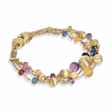 Armschmuck, Gelbgold, Marco Bicego Africa Gemstone Armband