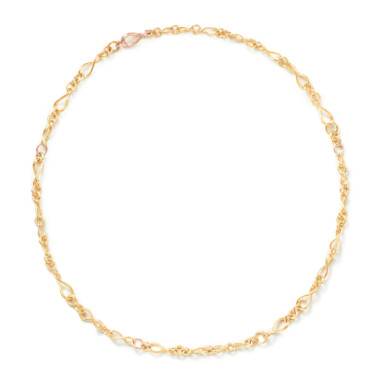         Gelbgold, Halsschmuck, Ole Lynggaard Copenhagen Love Collier mini