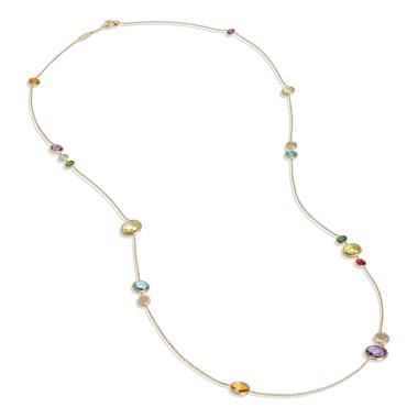 Halsschmuck, Gelbgold, Marco Bicego Jaipur Color Collier