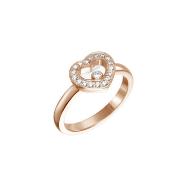 Roségold, Ringe, Chopard Happy Diamonds Icons Ring