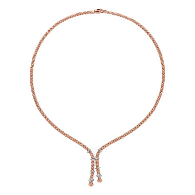 Halsschmuck, Weißgold, FOPE Prima Flex'it Collier