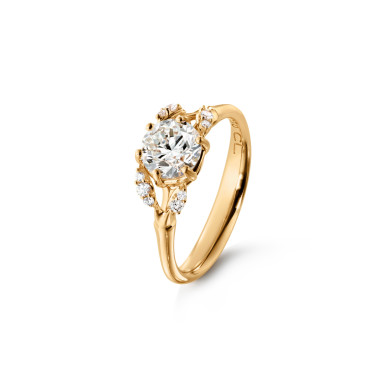         Gelbgold, Ringe, Ole Lynggaard Copenhagen Winter Frost Solitaire Ring