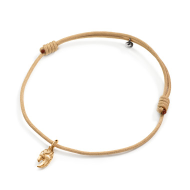         Gelbgold, Armschmuck, Ole Lynggaard Copenhagen Yiung Fish Claw Kordelarmband