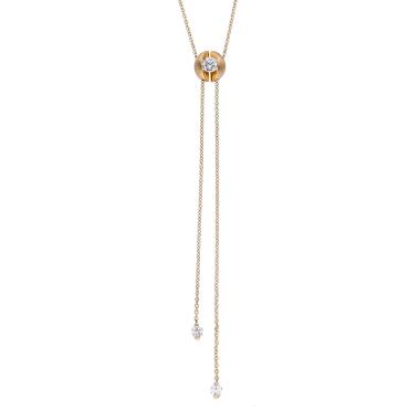 Halsschmuck, Roségold, Schaffrath CALLA Collier