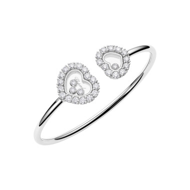         Weißgold, Armschmuck, Chopard Happy Diamonds Icons Joaillerie Armreif