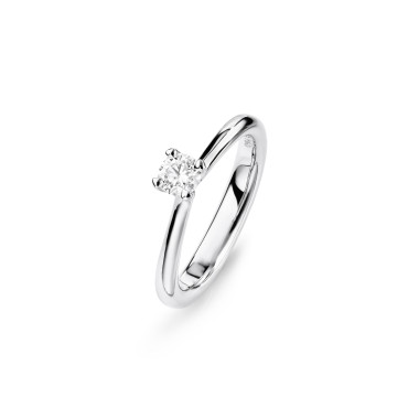 Ringe, Weißgold, Ole Lynggaard Copenhagen Classic Solitaire Ring