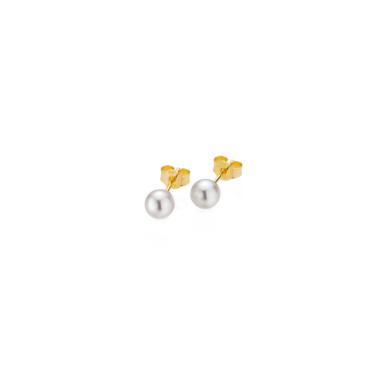 Ohrringe, Gelbgold, Gellner Basic Ohrstecker