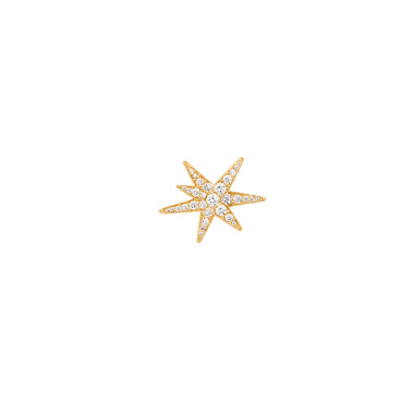         Gelbgold, Ohrringe, Ole Lynggaard Copenhagen Funky Stars Ohrstecker mittel