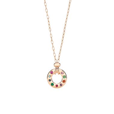 Halsschmuck, Roségold, Pomellato Iconica Wendbare Halskette Mit Anhänger