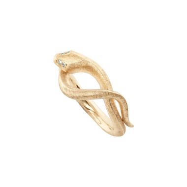 Ringe, Gelbgold, Ole Lynggaard Copenhagen Snakes Ring Small