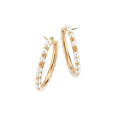         Gelbgold, Ohrringe, Gellner Delight Creolen