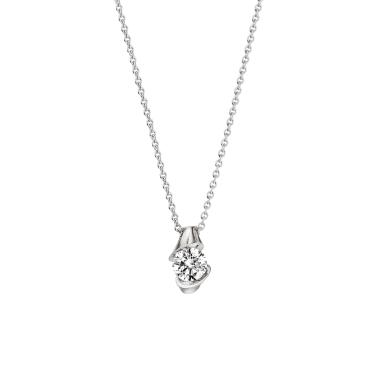 Halsschmuck, Weißgold, Schaffrath CALLA Collier