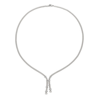 Halsschmuck, Weißgold, FOPE Prima Flex'it Collier