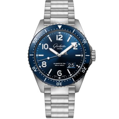 Herrenuhr, Automatik, Glashütte Original SeaQ Panoramadatum