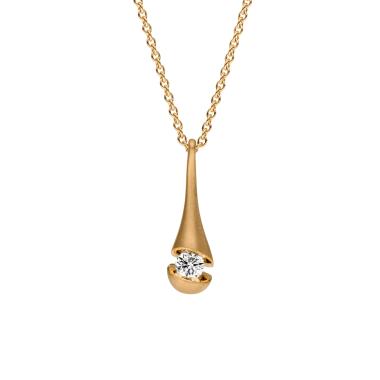 Halsschmuck, Gelbgold, Schaffrath CALLA Collier