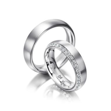 Ringe, Platin, Meister Trauringe Classics