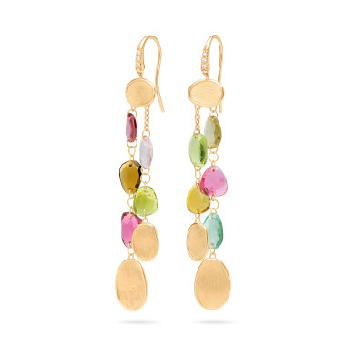 Ohrringe, Gelbgold, Marco Bicego Lunaria Color Ohrringe