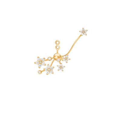 Gelbgold, Ohrringe, Ole Lynggaard Copenhagen Shooting Stars Ohrhänger einzeln