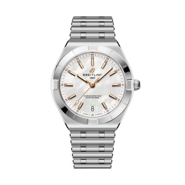         Damen- und Herrenuhr, Automatik, Breitling Chronomat Automatic 36