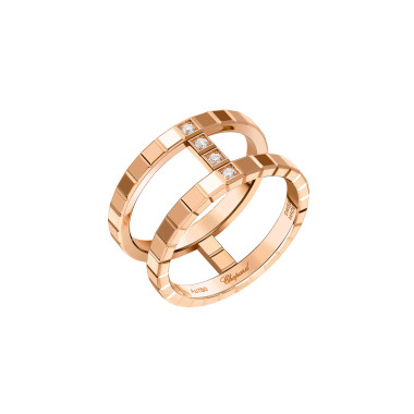 Roségold, Ringe, Chopard Ice Cube Ring