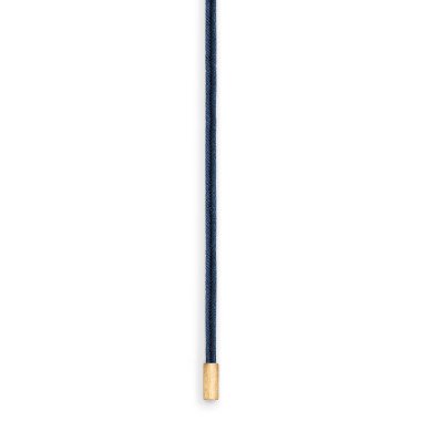 Halsschmuck, Seide, Ole Lynggaard Copenhagen Doppel Design Schnur blau