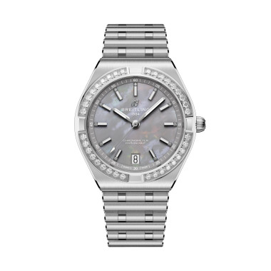         Damen- und Herrenuhr, Automatik, Breitling Chronomat Automatic 36