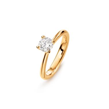 Ringe, Gelbgold, Ole Lynggaard Copenhagen Classic Solitaire Ring