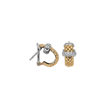         Gelbgold &amp; Weißgold, Ohrringe, FOPE Vendôme Flex'it Ohrringe