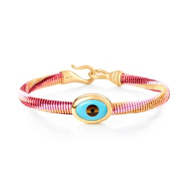 Armschmuck, Textil, Ole Lynggaard Copenhagen Life Armband mit Evil Eye
