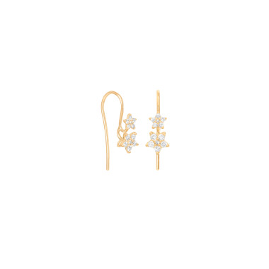         Gelbgold, Ohrringe, Ole Lynggaard Copenhagen Shooting Stars Ohrringe