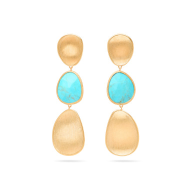         Gelbgold, Ohrringe, Marco Bicego Lunaria Color Ohrhänger