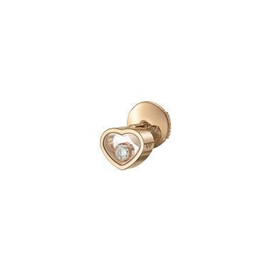 Roségold, Ohrringe, Chopard My Happy Hearts Single-Ohrring