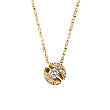 Halsschmuck, Gelbgold, Schaffrath CALLA Collier