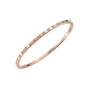 Roségold, Armschmuck, Chopard Ice Cube Armreif