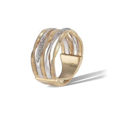 Ringe, Weißgold, Marco Bicego Marrakech Onde Ring