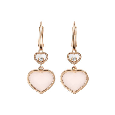 Ohrringe, Roségold, Chopard Happy Hearts Ohrringe