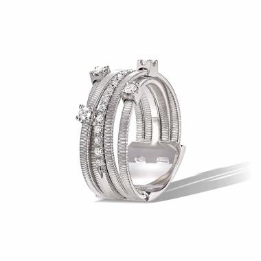 Ringe, Weißgold, Marco Bicego Goa Ring