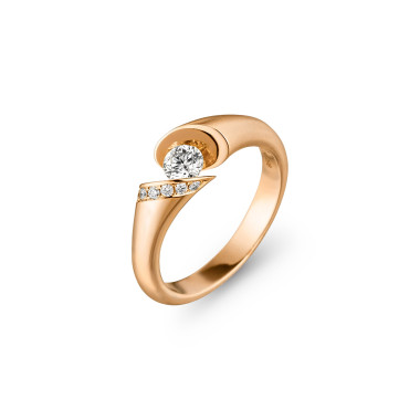 Ringe, Roségold, Schaffrath CALLA Diamantring