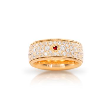 Ringe, Gelbgold, Wellendorff Ring WAHRE LIEBE.