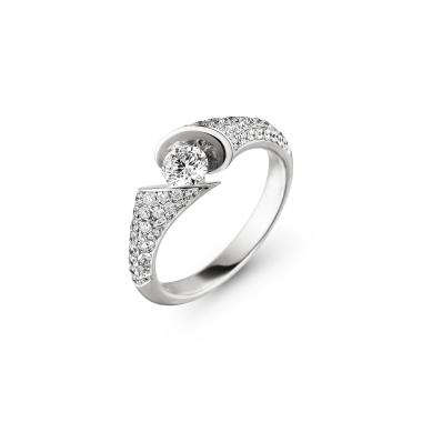 Ringe, Weißgold, Schaffrath CALLA Ring